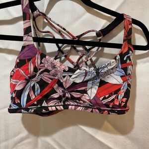 Lululemon flower sports bralette